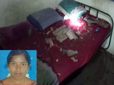 திருப்பூரில் கனமழை: சுவர் இடிந்து விழுந்ததில் வீட்டில் தூங்கிய இளம் பெண் பலி