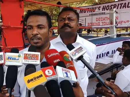 கோவை மண்டல அளவிலான குத்துச்சண்டை போட்டி: 200-க்கும் மேற்பட்டோர் ஆர்வத்துடன் பங்கேற்பு