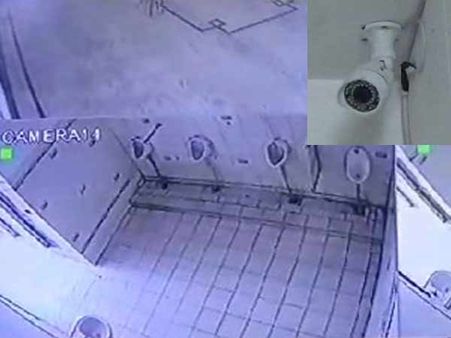 இங்கெல்லாமா சிசிடிவி வைப்பாங்க?... அலிகாரில் டாய்லெட்டில் கேமரா வைத்த கல்லூரி