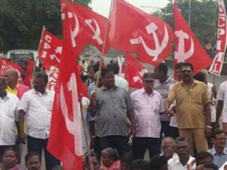 காவிரி: கோவையில் மத்திய அரசை கண்டித்து சிபிஎம் கட்சியினர் மறியல்-கைது