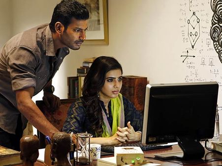 'இரும்புத்திரை'க்கு பாஜக எதிர்ப்பு : மத்திய அரசுக்கு எதிரான வசனங்களை நீக்கக்கோரி ஆர்ப்பாட்டம்