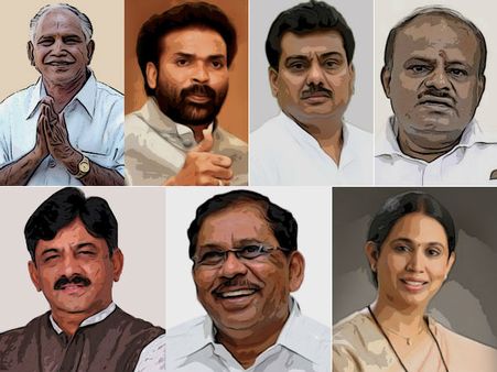 உருண்ட தலைகள்.. மிரட்டிய வேட்பாளர்கள்.. கர்நாடக தேர்தல் களத்தில் வென்றது யார், வீழ்ந்தது யார்?