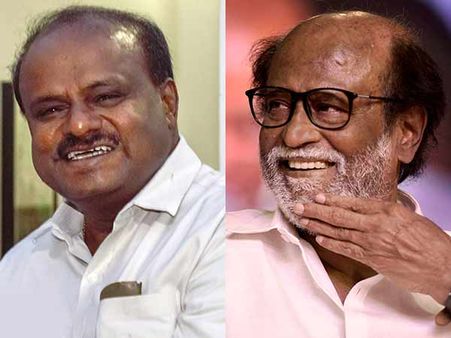 கர்நாடகா முதல்வராக குமாரசாமி பதவியேற்பு: ரஜினிக்கு போனில் அழைப்பு