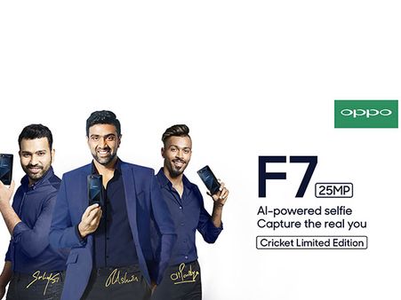 பிரபல கிரிக்கெட் ஸ்டார்களின் ஒரிஜினல் கையெழுத்துடன் oppo F7... செல்போன் உலகில் புது முயற்சி 