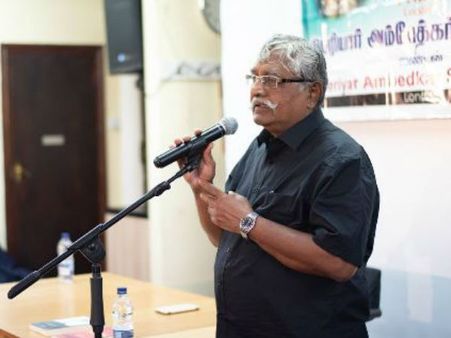 லண்டனில் சுப வீரபாண்டியனின் அரசியல் அறம் சொற்பொழிவு