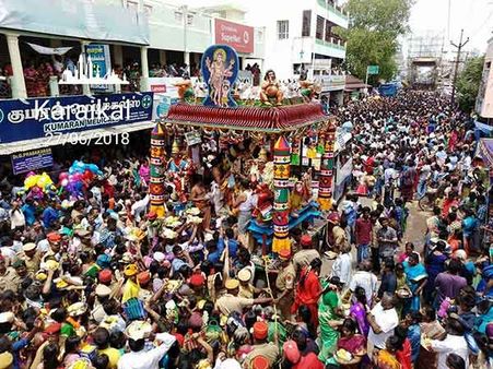ஜோதியாக சிவனிடம் ஐக்கியமான காரைக்கால் அம்மையார் - பக்தர்கள் தரிசனம்