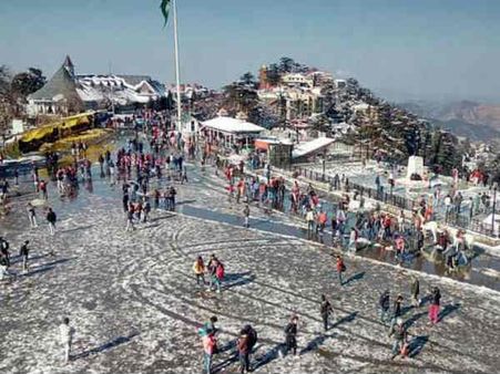 ஒருவழியாக சிம்லாவில் தீர்ந்தது தண்ணீர் பிரச்சினை.. சுற்றுலா பயணிகளை அழைக்கும் ஹோட்டல்கள்