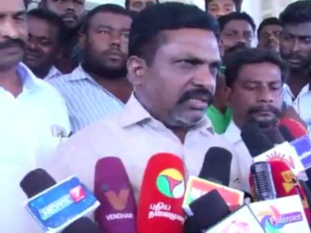 நீட்: கல்வியை மாநில பட்டியலுக்கு மாற்றுவதே பிரச்சனைக்கு தீர்வு.. திருமாவளவன் பேட்டி