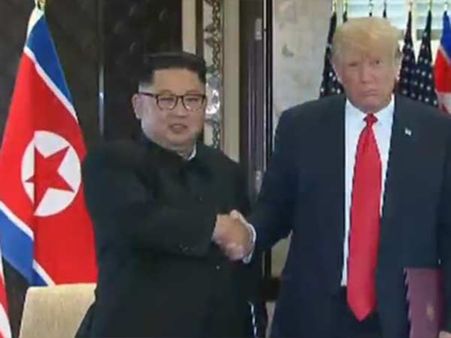 கொரிய தீப கற்பத்தில் அணு ஆயுதம் ஒழிக்க முடிவு-ட்ரம்ப்-கிம் இடையே வரலாற்று சிறப்பு மிக்க ஒப்பந்தம்