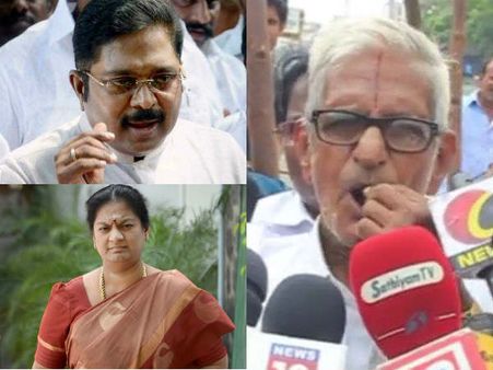 தினகரன், சசிகலா புஷ்பா, டிராபிக் ராமசாமியை ஒரே போஸ்டில் வறுத்த நமது அம்மா!