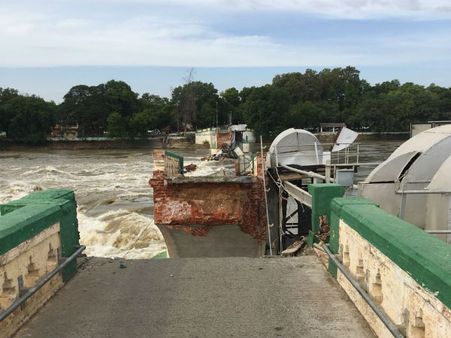 பல்லாண்டு வரலாற்றை சுமந்த முக்கொம்பு அணை.. உடைந்து நொறுங்கிய அவலம்!