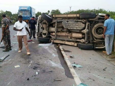 என்.டி.ஆர் மகன் குடும்பத்திற்கு சோதனை மேல் சோதனை.. ஒரே மாவட்டத்தில் 10 வருடத்திற்குள் 3வது விபத்து