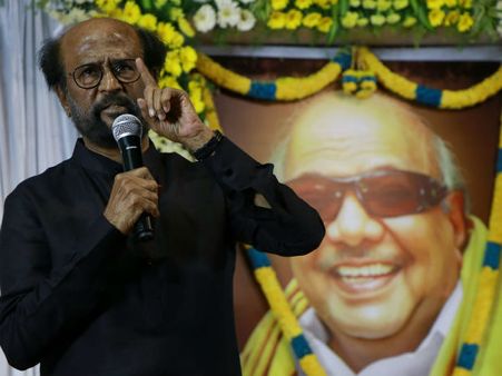 கருணாநிதிக்கு மெரினாவில் இடம் கொடுத்திருக்காவிட்டால் நானே போராடியிருப்பேன் - ரஜினிகாந்த்