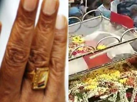 அண்ணன் தந்த மோதிரத்துடன் அவரை சென்றடைந்தார் கருணாநிதி