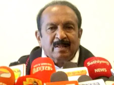 மே 17 இயக்கம் திருமுருகன் காந்தி கைது.. ஜனநாயக உரிமைகள் நசுக்கப்படுவதாக வைகோ கண்டனம்