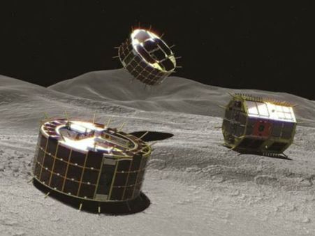 பல லட்சம் கிமீ வேகத்தில் சுற்றிய விண்கல்.. 2 ரோபோட்களை இறக்கி அசத்திய ஜப்பான்.. ஏன் தெரியுமா?