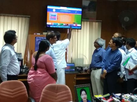 சென்னையில் கனமழை, வெள்ளத்தை 5 நாட்களுக்கு முன்பு அறிவிக்கும் முன்னெச்சரிக்கை அமைப்பு தொடக்கம்