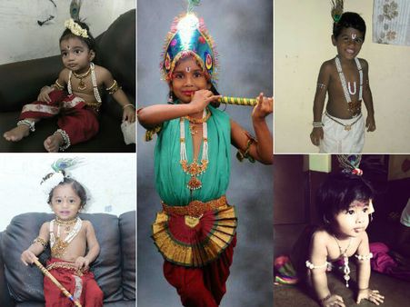 எங்கெங்கும் கிருஷ்ணர்.. வாசகர்கள் வீட்டு குட்டி கிருஷ்ணாக்களை இங்கு பாருங்கள்!