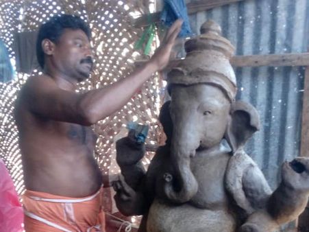விநாயகர் சதுர்த்தி: நெல்லை மாவட்டத்தில் பிள்ளையார் சிலை செய்பவர்கள் வேதனை