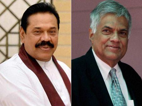 பிரதமராக நீடிப்பவர் யார்?... ராஜபட்சவா? ரணிலா?.. முடிவு இலங்கை தமிழ் அரசு கட்சியின் கையில்! 