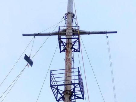 பாம்பன் துறைமுகத்தில் 2ம் எண் புயல் எச்சரிக்கை கூண்டு ஏற்றம்!