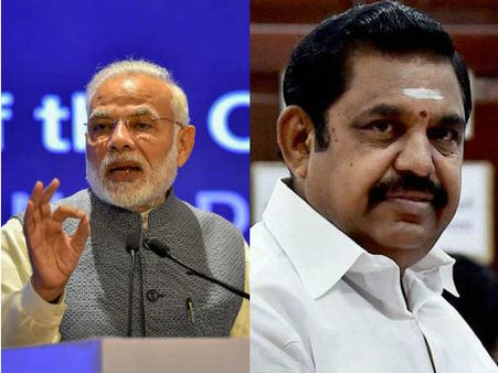 கஜா புயல் பாதிப்பு.. இன்று பிரதமர் மோடியைச் சந்திக்கிறார் முதல்வர் பழனிச்சாமி