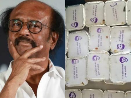 ஷாக்.. புயல் நிவாரண உணவு பொட்டலங்களில் ரஜினிகாந்த் 'ஸ்டிக்கர்'.. மனிதாபிமானம் மறந்த மக்கள் மன்றம்