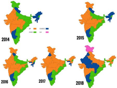 எப்படி இருந்த பாஜக இப்படி ஆகிப்போச்சே.. மேப்பை லைட்டா உத்துப்பாருங்க.. உண்மை தெரியும்!