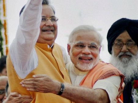 ஆஹா...முதல் பாலே சிக்சரா! சட்டீஸ்கர் எக்ஸிட்போல் முடிவால் பாஜக உற்சாகம்!