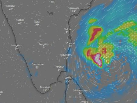 உருவானது பேய்ட்டி புயல்.. ஆந்திராவில் 17ம் தேதி கரையைக் கடக்கும்.. சென்னைக்கு மழை எச்சரிக்கை