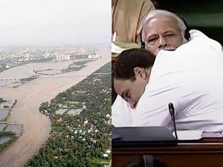 பிளாஷ்பேக் 2018: கேரள வெள்ளம் முதல் ராகுல் கட்டியணைத்தது வரை.. முத்தான 10 இந்திய நிகழ்வுகள்!