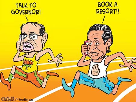 அண்ணே, கவர்னருக்குப் போனைப் போடு.. பங்காளி, உடனே ரிசார்ட்டைப் பிடி!