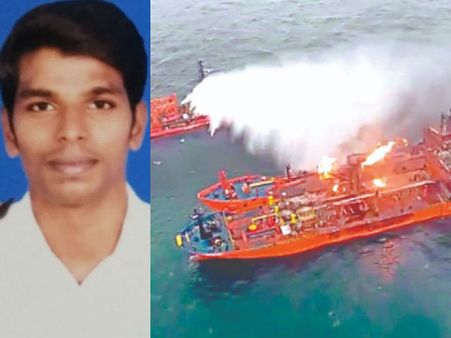 ரஷ்யா: கப்பல் தீப்பிடித்து 6 இந்தியர்கள் உள்பட 14 பேர் பலி.. தமிழக மாலுமி உள்பட 6 பேர் மாயம்