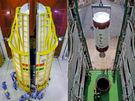 இன்று விண்ணில் பாய்கிறது பி.எஸ்.எல்.வி.-சி.44 ராக்கெட்... இறுதிக் கட்டப் பணிகள் தீவிரம்