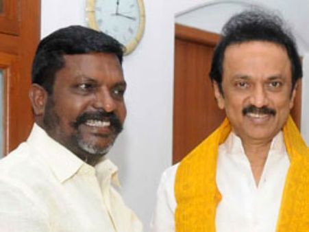 திருவாரூர் தொகுதியில் களம் காண மு.க. ஸ்டாலின் விருப்பம்.... திருமாவளவன் வரவேற்பு