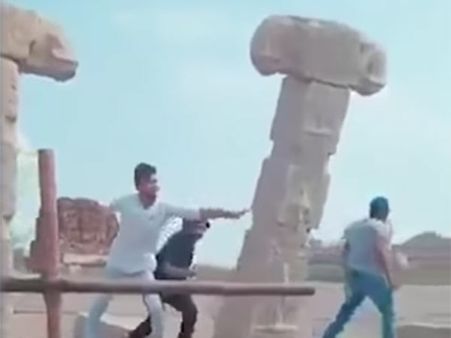 'ஹம்பி' கோவில் தூண்களை உடைத்தது ஏன்?... கைதானவர்கள் சுவாரஸ்ய வாக்குமூலம்