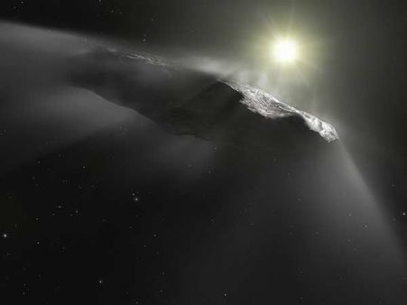 அது ஏலியன் விமானம்தான்.. நம்மை நோட்டமிட வந்தது.. மர்மம் விலக தொடங்கும் ஒமுவாமுவா!