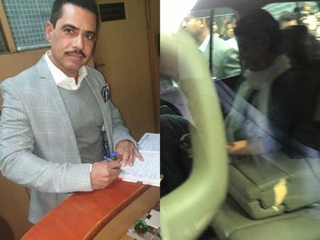 சொத்து குவிப்பு வழக்கு.. அமலாக்கத்துறை முன் ஆஜரான ராபர்ட் வத்ரா.. உடன் வந்த பிரியங்கா!