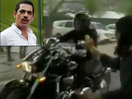 சொத்து குவிப்பு வழக்கு விசாரணைக்கு மத்தியிலும் கூல்.. பைக்கில் அசால்ட்டாக வலம் வந்த ராபர்ட் வத்ரா!