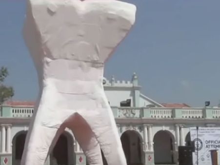 33.3 அடி உயரத்தில் ‘பல்’.. கின்னஸ் சாதனை படைத்த புதுக்கோட்டை மருத்துவர்!