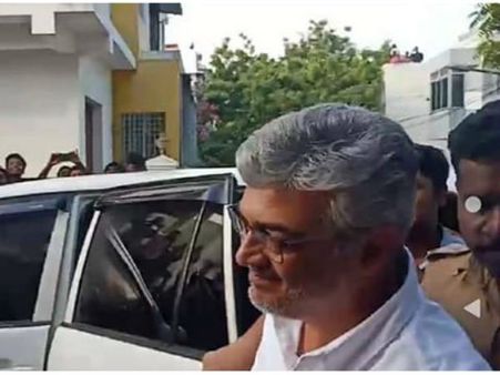மனைவியுடன் வாக்களிக்க வந்த அஜீத்.. நடிகரைக் காண அடித்துக் கொண்டு ஓடிய மக்கள்.. பரபரப்பு