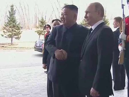 ரஷ்ய - வடகொரியா அதிபர்கள் சந்தித்து பேச்சுவார்த்தை... கடுப்பில் அமெரிக்கா