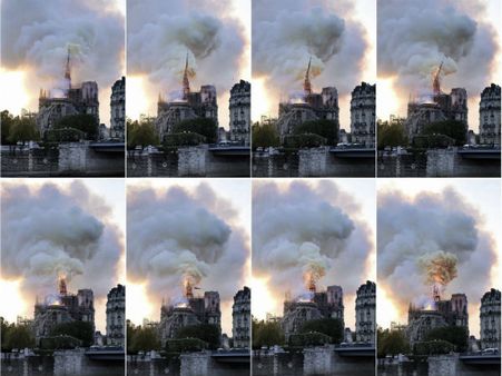 பாரீஸின் புகழ் பெற்ற நாட்ரிடாம் சர்ச்சில் பெரும் தீவிபத்து #NotreDame