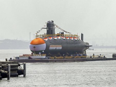 ஐஎன்எஸ் வேலா நீர்மூழ்கி கப்பல் சோதனை ஓட்டம்!