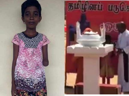 முள்ளிவாய்க்கால் சாட்சி..இறந்த தாயிடம் பால் குடித்த சிறுமி ஈகைச் சுடரேற்றினார்! #May18TamilGenocide