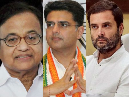 ஒரு பக்கம் ப.சிதம்பரம்.. இன்னொருபுறம் சச்சின் பைலட்.. காங்கிரசின் தலைமை பொறுப்பிற்கு அதிரடி போட்டி