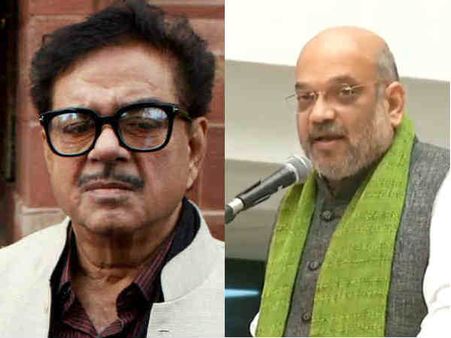 வேற இடமே இல்லையா.. சத்ருகன் சின்ஹா வீட்டு வழியாதான் அமித் ஷா பேரணி போகணுமா.. பாட்னாவில் பரபரப்பு