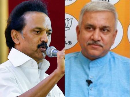 ஷாக்கிங்.. பிரதமரை களவாணி என்று விளித்த ஸ்டாலின்.. புறம்போக்கு என திட்டிய பாஜக நாராயணன்!