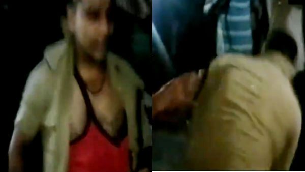 நள்ளிரவு நேரம்.. நடுரோட்டில் தனியாக சிக்கிய போலீஸ்காரர்.. தர்ம அடி கொடுத்த போதை கும்பல்