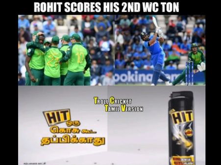 ஹிட் அடிச்சா கொசு காலி.. ஹிட்மேன் அடிச்சா பவுலர்கள் காலி.. தெறிக்கும் கிரிக்கெட் மீம்ஸ்